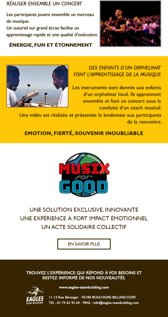 Vivez un événement solidaire - Musix For Good