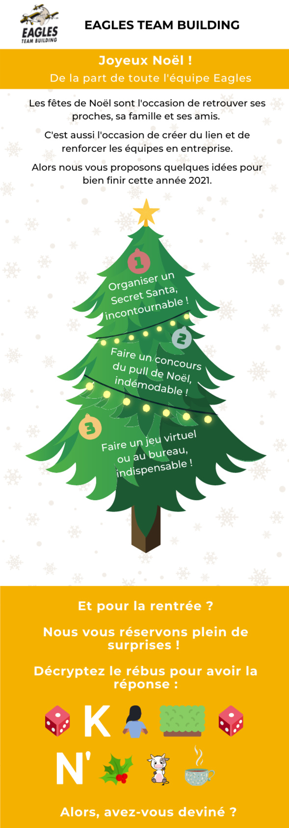 Un Joyeux Noël, de la part de toute l'équipe Eagles 🎄🎁