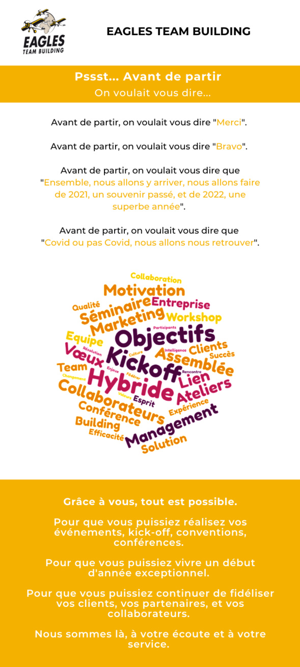 Psst.. Avant de partir, on voulait vous dire...
