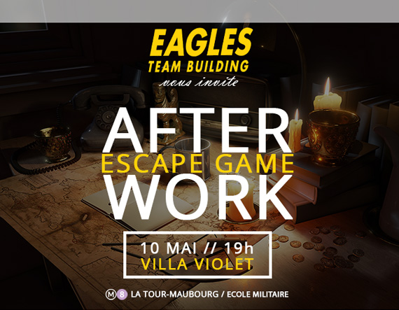 Invitation After Work - Mardi 10 Mai - Escape Game