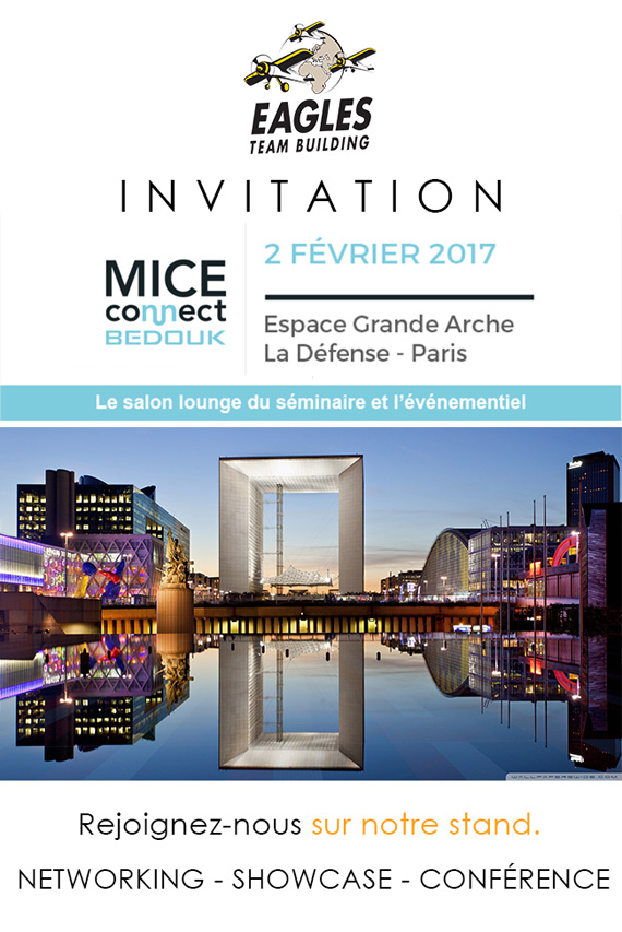 Invitation 2 Février - Mice Connect à la Défense avec Eagles Team Building