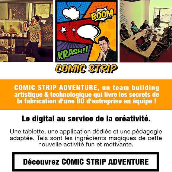 Comic Strip Adventure - un Team Building artistique et technologique