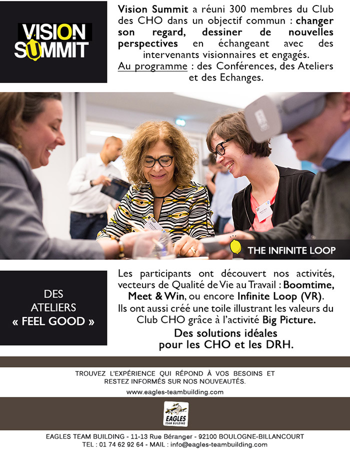 Vision Summit 2019 - Avec le Club des Chief Happiness Officers