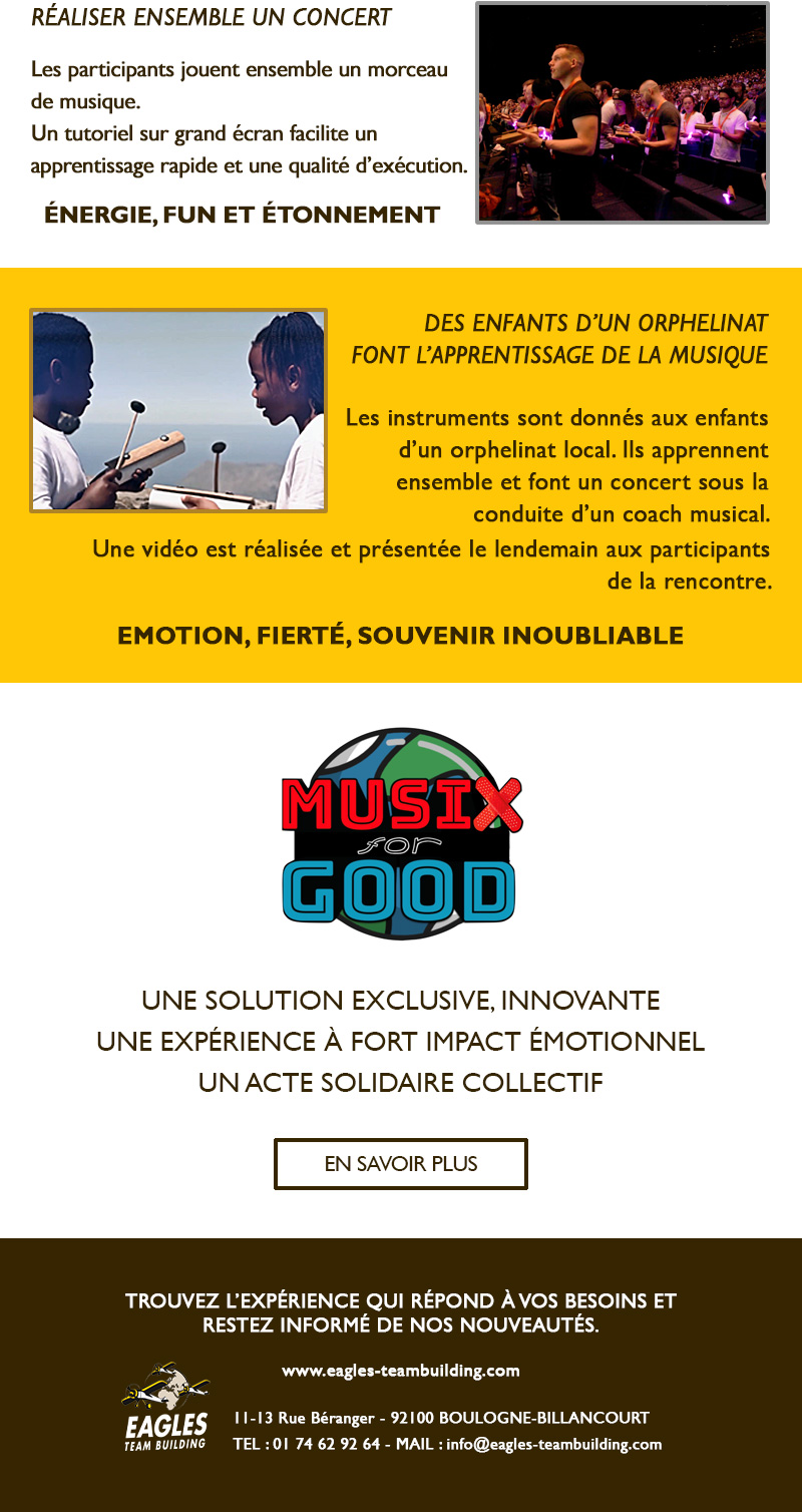 Vivez un événement solidaire - Musix For Good