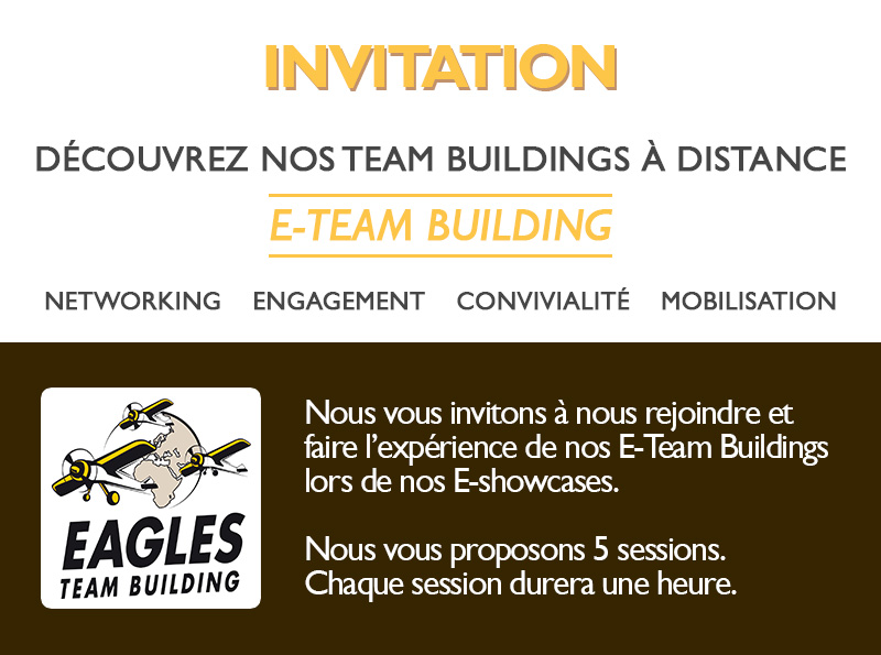 Invitation e-showcase - Découvrez nos e-team buildings à distance