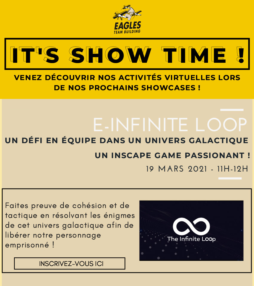 It's Showtime, nous vous invitons à nos E-showcases de Mars