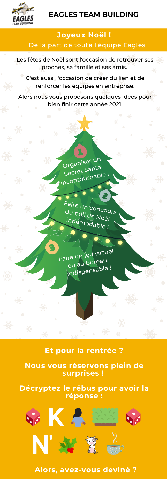 Un Joyeux Noël, de la part de toute l'équipe Eagles 🎄🎁